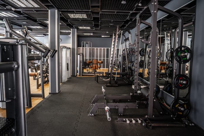 Half Rack und Multipresse im Freihantelbereich